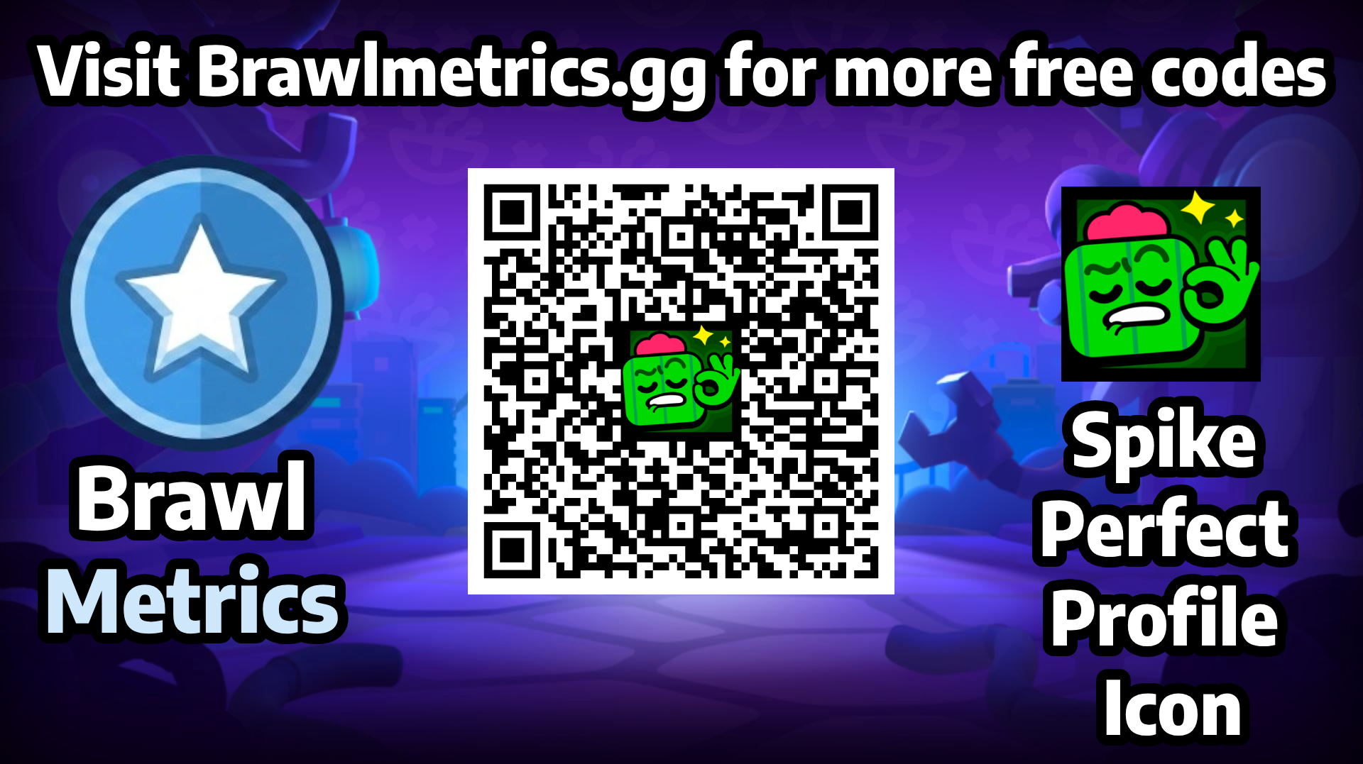 Spike Perfect Profile Icon free reward QR code